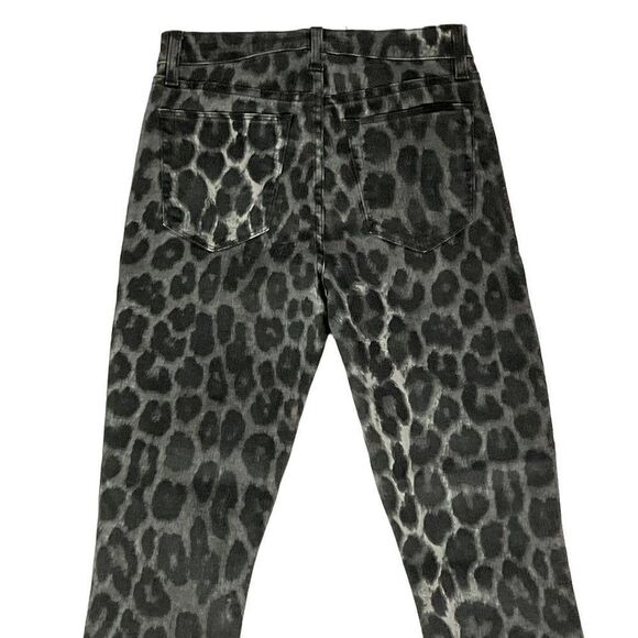 Joe's Jeans Flawless The Charlie High Rise Skinny Ankle Jeans, Grey Leopard, 25 - Picture 15 of 16
